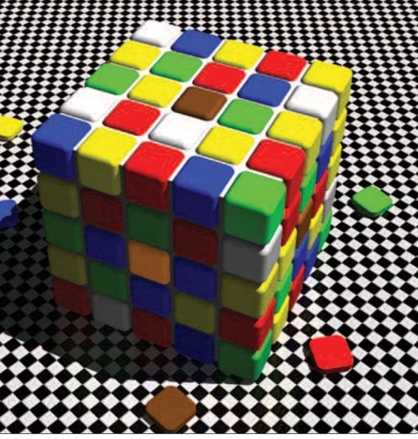 Figure 3-1 Rubiks cube visual processing